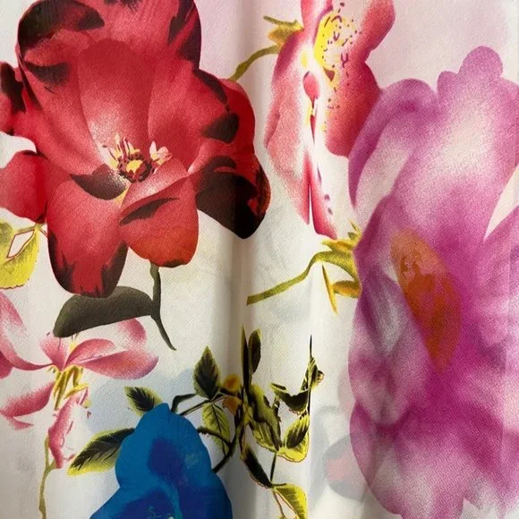 Nightie/nightgown Set in Gorgeous Floral Pattern Size M/L - Picture 7 of 8